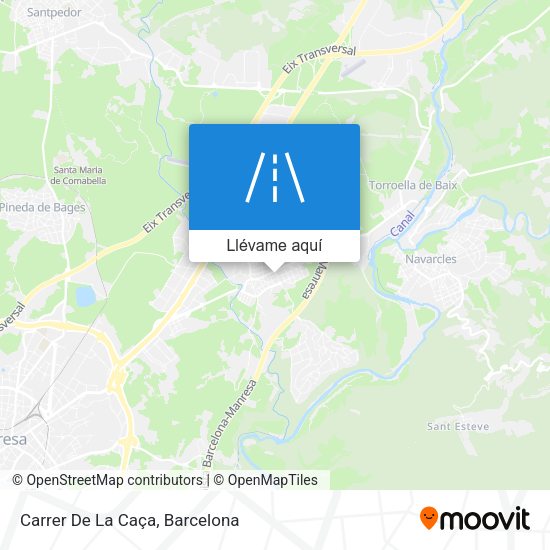 Mapa Carrer De La Caça