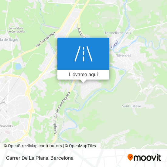 Mapa Carrer De La Plana