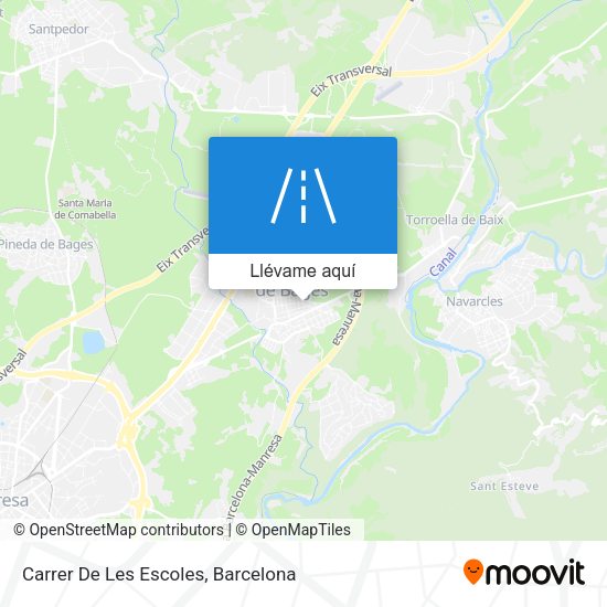 Mapa Carrer De Les Escoles