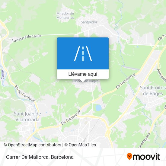 Mapa Carrer De Mallorca