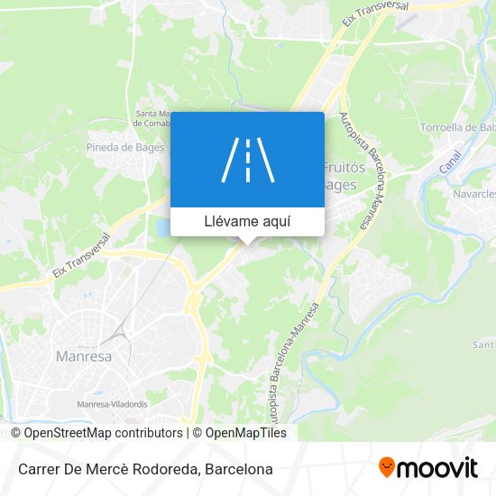 Mapa Carrer De Mercè Rodoreda