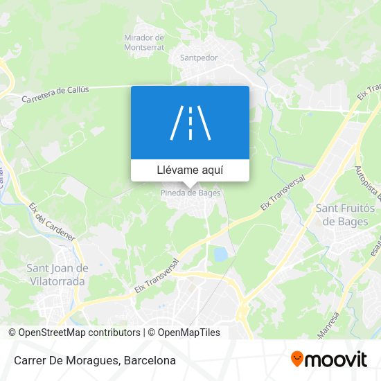 Mapa Carrer De Moragues