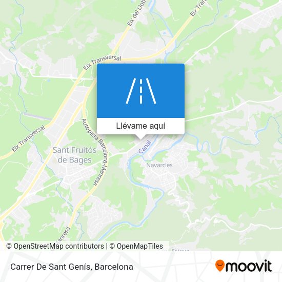 Mapa Carrer De Sant Genís