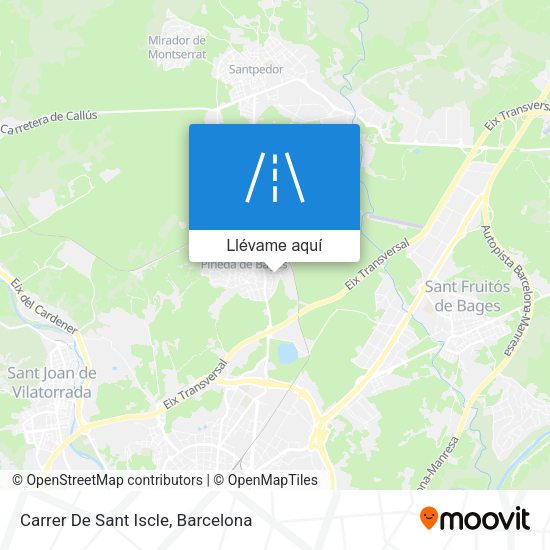 Mapa Carrer De Sant Iscle