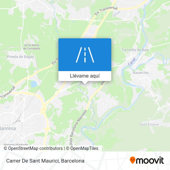 Mapa Carrer De Sant Maurici