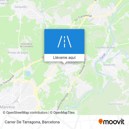 Mapa Carrer De Tarragona