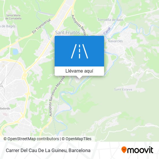 Mapa Carrer Del Cau De La Guineu
