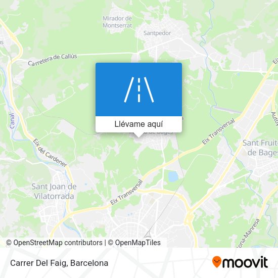 Mapa Carrer Del Faig