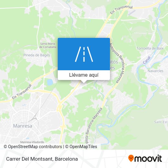 Mapa Carrer Del Montsant