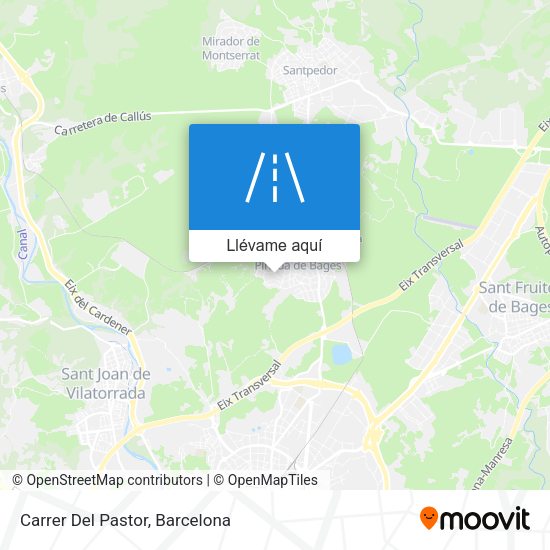 Mapa Carrer Del Pastor