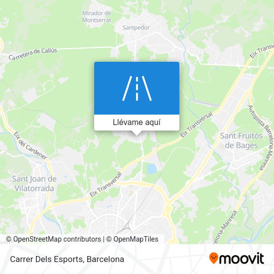 Mapa Carrer Dels Esports