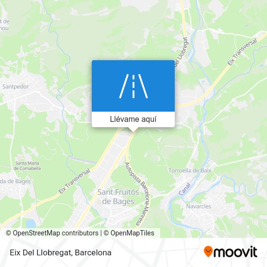 Mapa Eix Del Llobregat