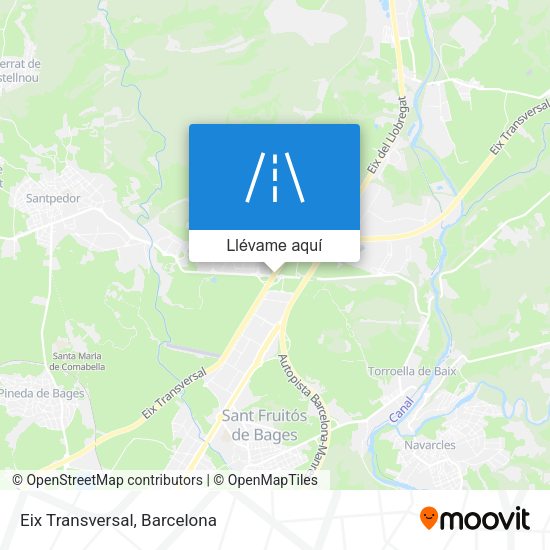 Mapa Eix Transversal