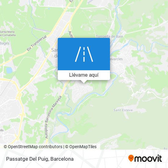 Mapa Passatge Del Puig
