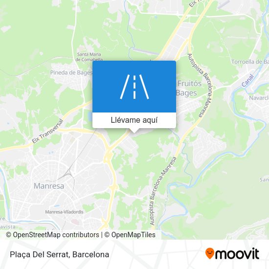 Mapa Plaça Del Serrat