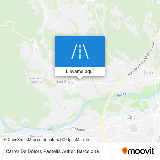 Mapa Carrer De Dolors Pastells Auber