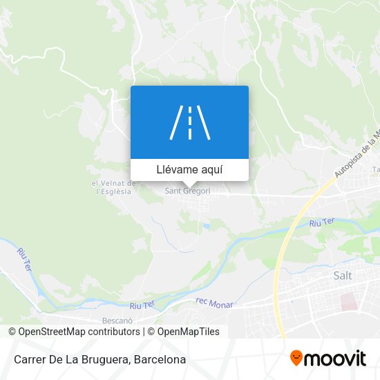 Mapa Carrer De La Bruguera