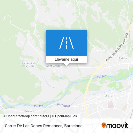 Mapa Carrer De Les Dones Remences