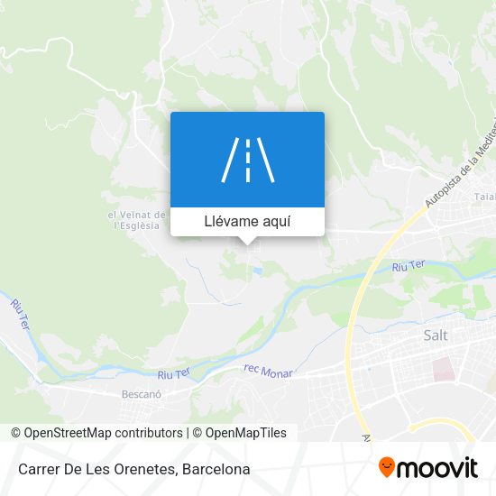 Mapa Carrer De Les Orenetes
