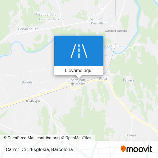 Mapa Carrer De L'Església