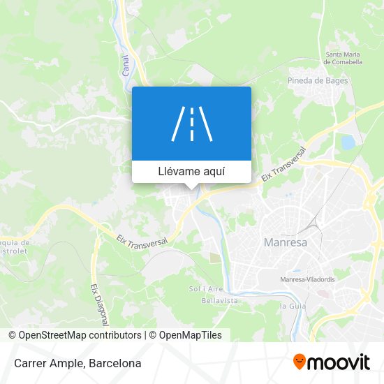 Mapa Carrer Ample