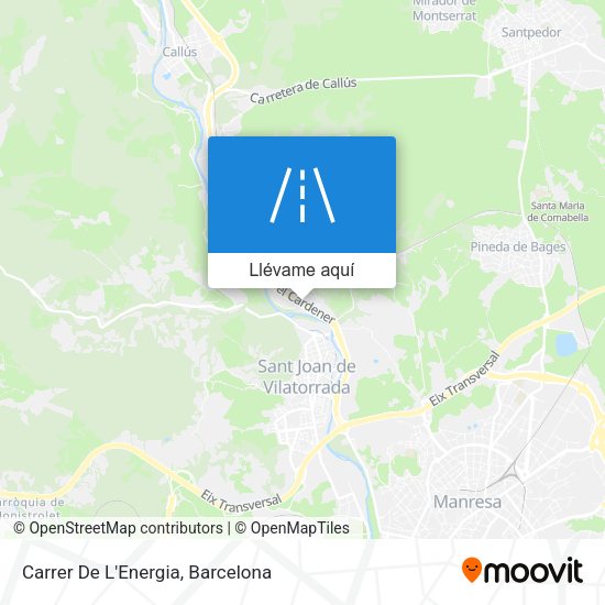 Mapa Carrer De L'Energia