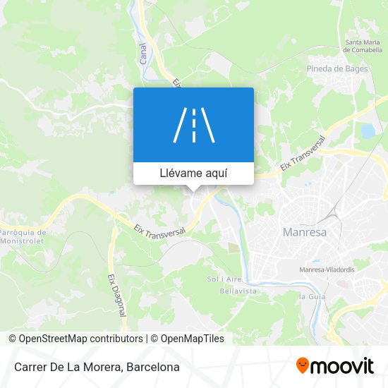 Mapa Carrer De La Morera
