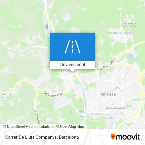 Mapa Carrer De Lluís Companys