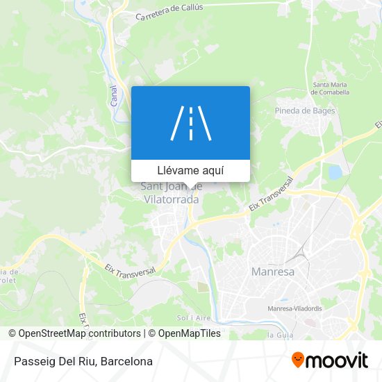 Mapa Passeig Del Riu