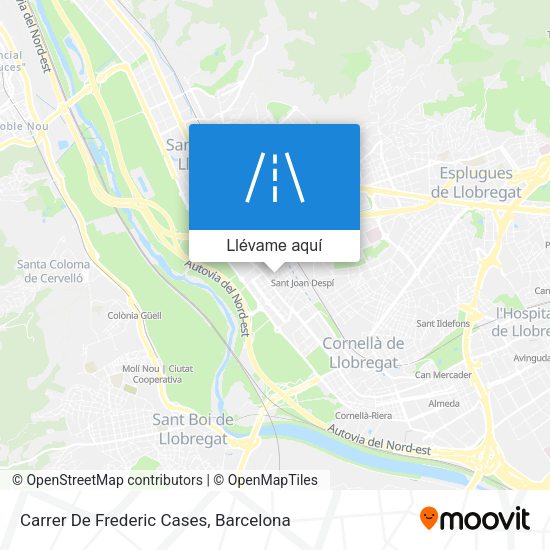 Mapa Carrer De Frederic Cases
