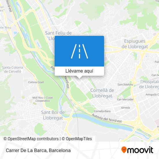 Mapa Carrer De La Barca