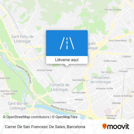 Mapa Carrer De San Francesc De Sales