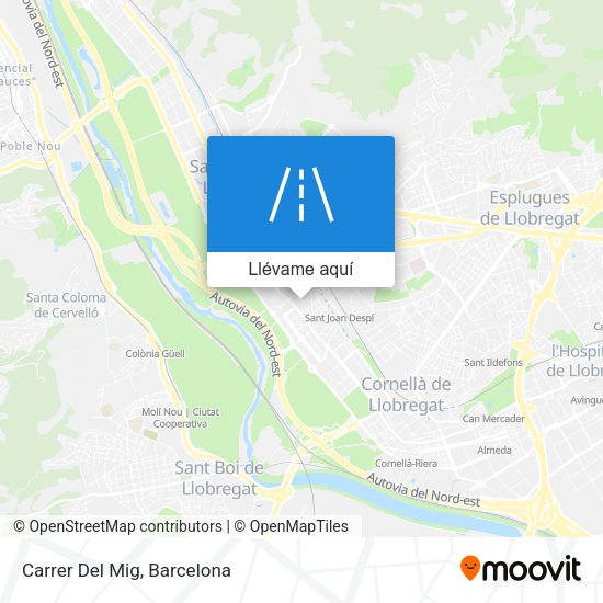 Mapa Carrer Del Mig