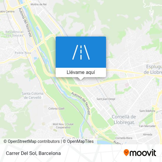 Mapa Carrer Del Sol