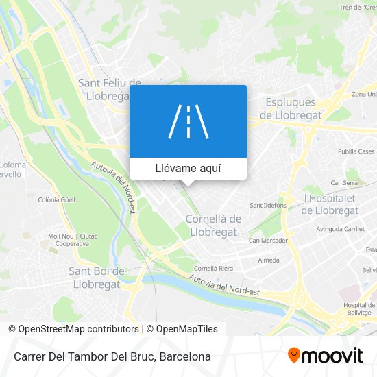 Mapa Carrer Del Tambor Del Bruc
