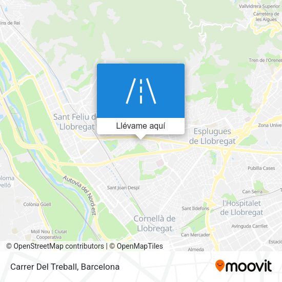 Mapa Carrer Del Treball