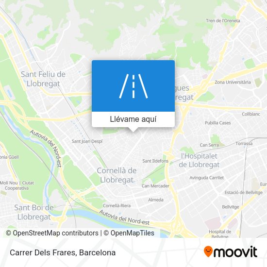 Mapa Carrer Dels Frares