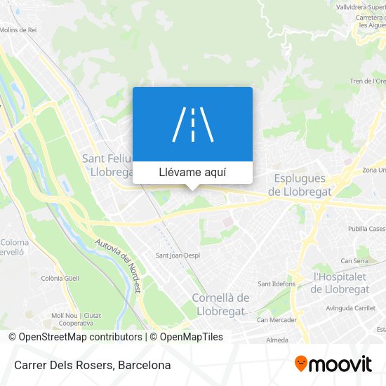 Mapa Carrer Dels Rosers