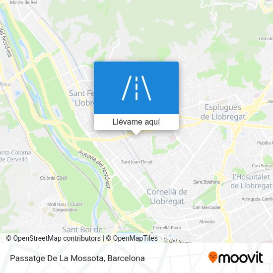 Mapa Passatge De La Mossota