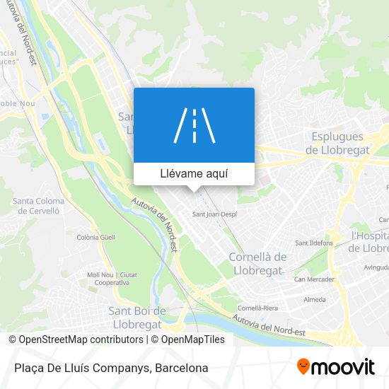 Mapa Plaça De Lluís Companys