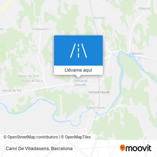 Mapa Camí De Viladasens