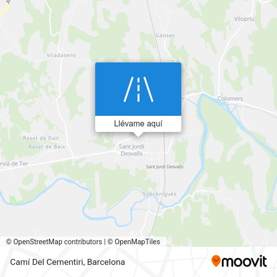 Mapa Camí Del Cementiri
