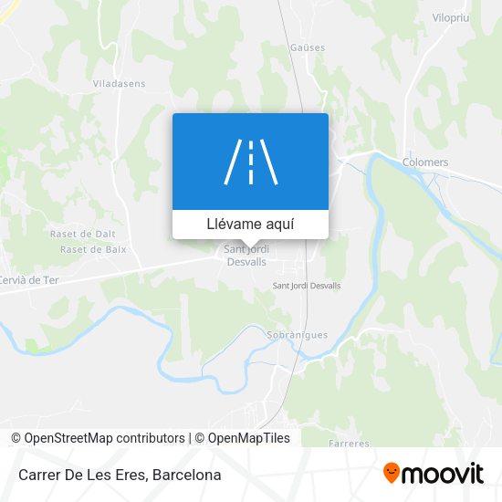 Mapa Carrer De Les Eres
