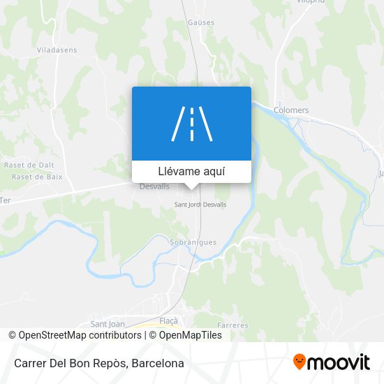 Mapa Carrer Del Bon Repòs