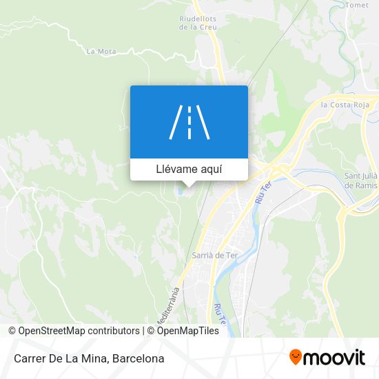 Mapa Carrer De La Mina