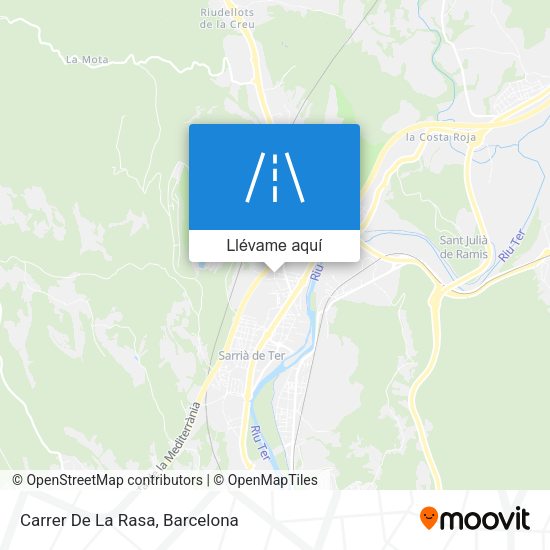 Mapa Carrer De La Rasa