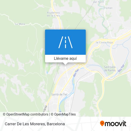 Mapa Carrer De Les Moreres