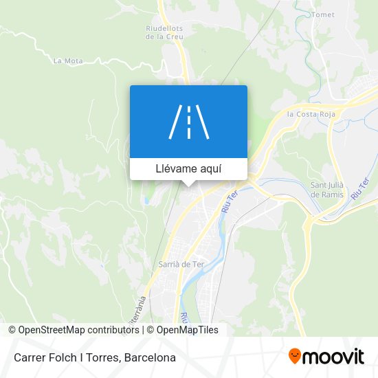Mapa Carrer Folch I Torres