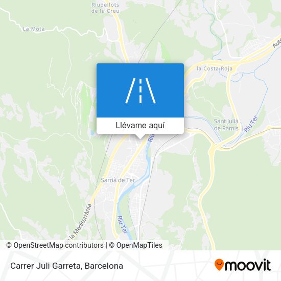 Mapa Carrer Juli Garreta