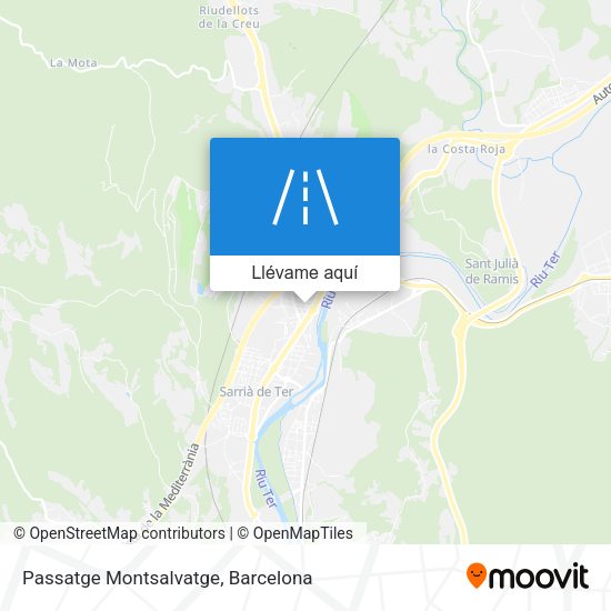 Mapa Passatge Montsalvatge